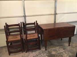 Drop Leaf Table & Chairs