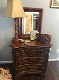 antique dresser with mirror