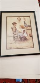 Watercolor by William Lee Hankey.  Signed and dated 1899.  9 1/2" x 13 1/3" without frame.