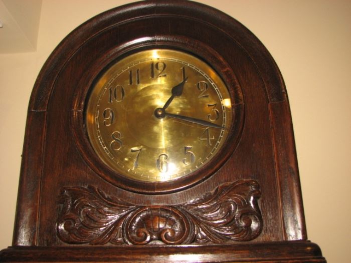 Antique grandfather clock