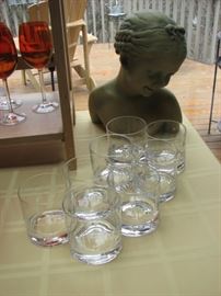 Thumbprint Manhattan glasses,