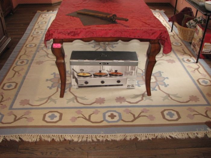 Large dining area rug