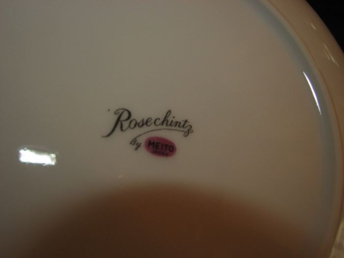 Rosechintz by Meito, fine china