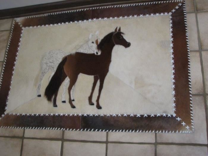 horsehair horse rug