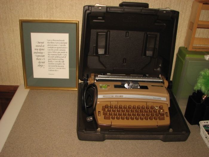 vintage typewriter
