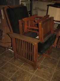 adirondack chair and ottoman