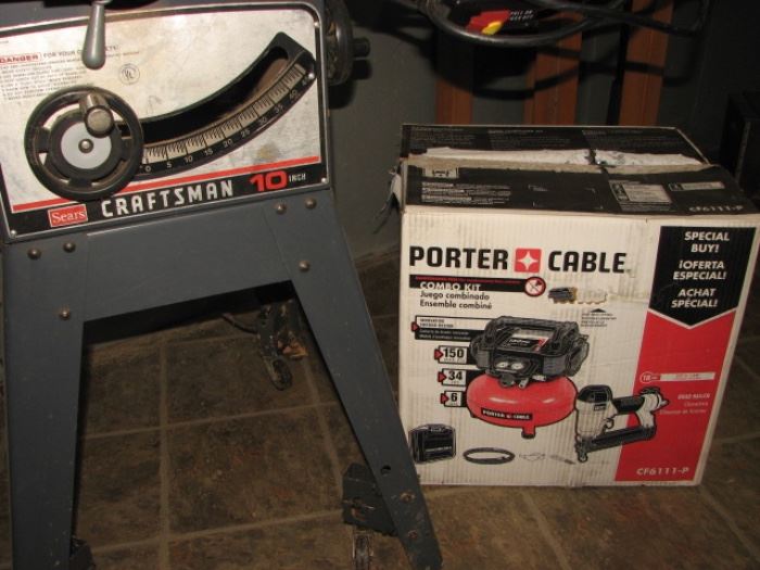 Porter Cable combo kit air compressor