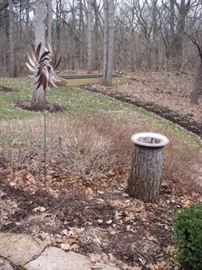 steampunk garden windmill