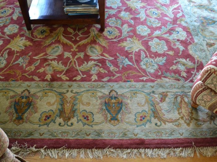 Patina rug, approximately 10' X 13'