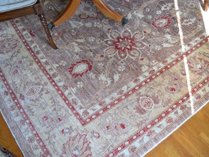 Hand knotted Oriental rug