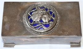 Sterling silver w/ enamel