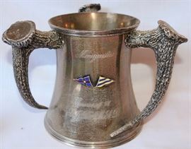 Magnificent J.E. Caldwell Sterling Silver 3 handle Trophy