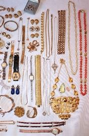 Spectacular array of gold jewelry