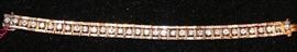 18k Gold, 10 cts. Diamonds Bracelet