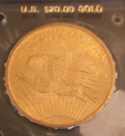 1908 $20 US Gold Coin