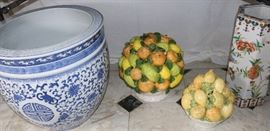 Many Chinese Fish Bowls