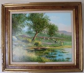 Original oil Raymond Quence