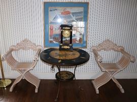 pr Roman-style chairs