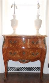One of Three French Marble Top Commodes