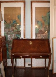 Antique Fall Front Desk