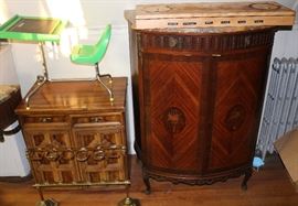 Inlaid Marble top Cabinet