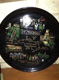 VINTAGE ST. THOMAS COLLECTIBLE PLATE