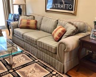 Living room sofa & end tables