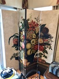 Large Painted screen