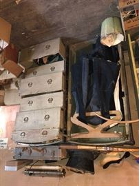 Vaudeville trunk - amazing original contents!