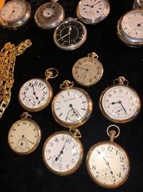 Gold plated pocket watches