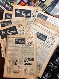 Vintage 1970's The Realist magazines
