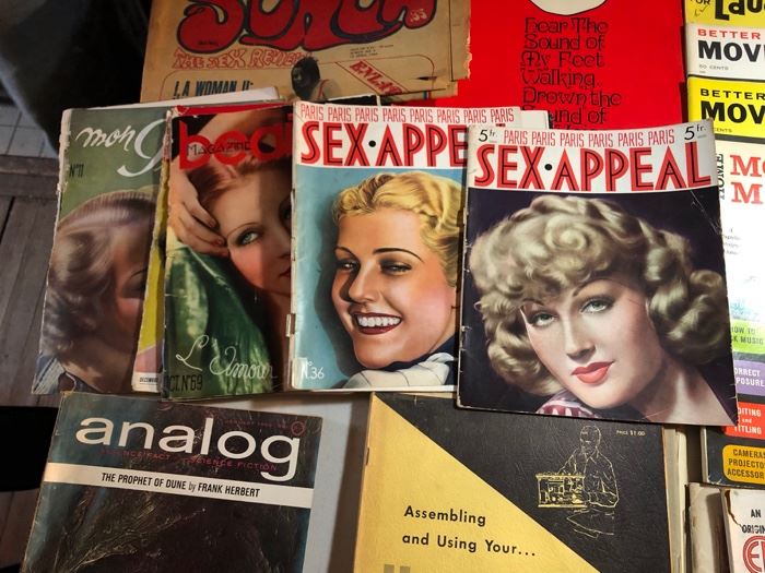 Vintage French Sex Appeal mags from the 1930's