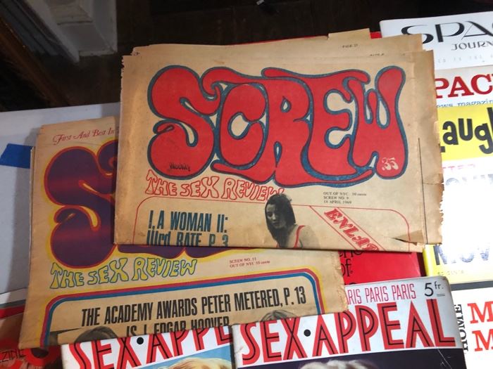 Vintage SCREW newspapers