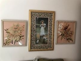 Signed Harris Airbrush Wall Art 