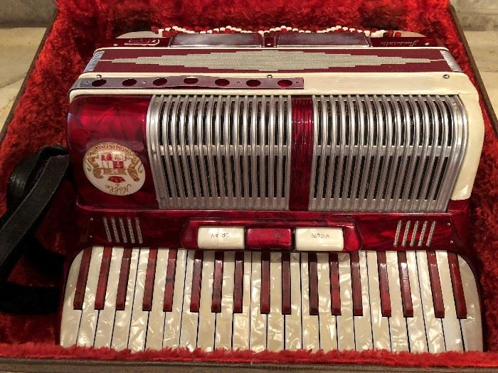 Noble "ATOM" Piano Accordion With Original Case