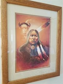 Signed and Number Native American Art