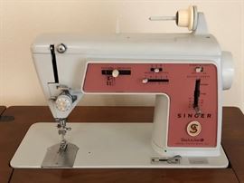 Singer Sewing Machine and Cabinet