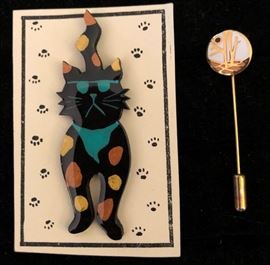 Cat Pin, Alaskan Stick Pin