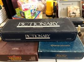 Pictionary, Arizona Trivia, Trivia Pursuit