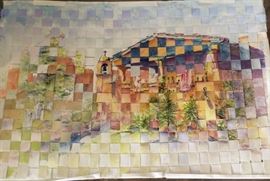  Ellie Original Artwork AMAZING Weave of 2 Different Works of Art