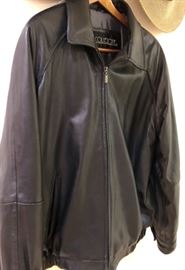Collezione Men's Leather Jacket XL