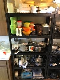 Vintage Kitchen items 
•Tupperware 
•Sunbeam Vista 
•Westbend 