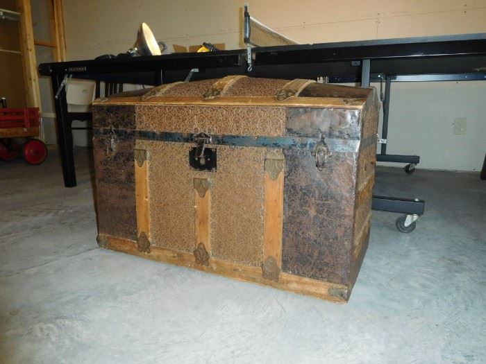 antique dome trunk