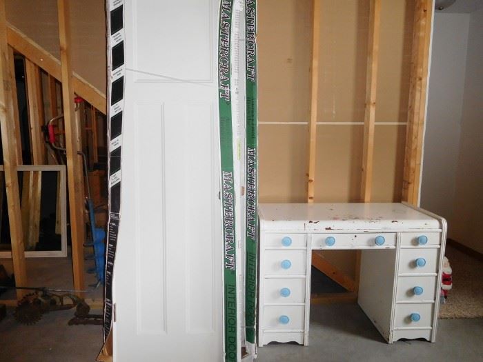 Two 24" & Two 30" painted new doors with frames