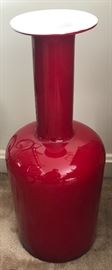 Holmegaard 20" vase