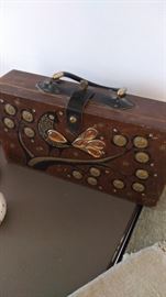 MCM "wooden purse
