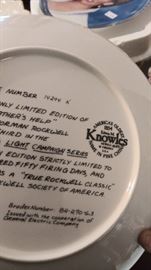 Knowles collectors plates