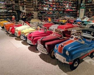 Vintage pedal cars include 1930's -1960's professional restorations and more!