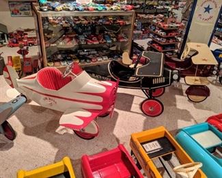 Custom Bob Olson pedal airplanes