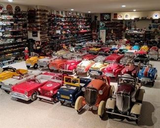 Vintage pedal cars include 1930's -1960's professional restorations and more!